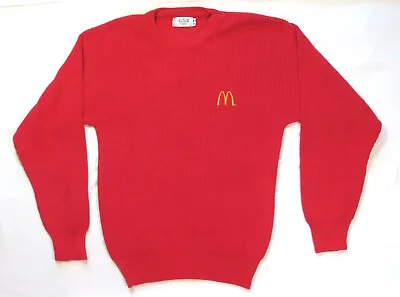 McDonalds Vintage Uniform Employee Sweater Fast Food Collectable 1980's 90's • $150