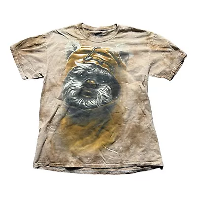 Star Wars Fifth Sun Return Of The Jedi Tie Dye T Shirt Wicket Ewok Big Face XL • $16.99