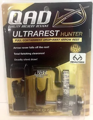 New Qad Ultra Rest Hunter Realtree Original Camo Arrow Rest Righthand  • $74.99