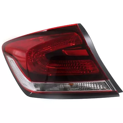 Tail Light For 2013-2015 Honda Civic LH Outer Sedan • $62.60