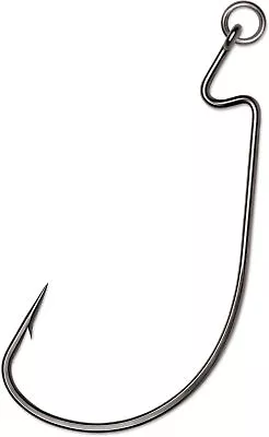 VMC Ringed Black Nickel Wide Gap Hook Fishing Hook For Soft Plastics • $7.78