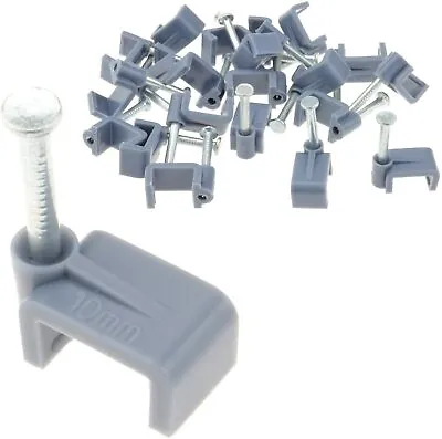 £28.99 • Buy ✅ Smj Electrical Grey Flat High Quality Premiume Wire Cable Clips, (Min 100)