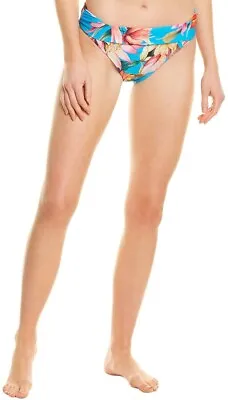 La Blanca Womens Size 8 Garden Floral Shirred Hipster Bikini Bottoms $59 1451 • $19.99