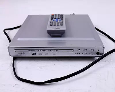 SuperSonic DVD / VCD / CD / MP3 Player SC-22D W/ Remote Working • $35