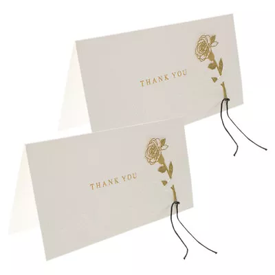  2 Pcs Blank Gift Vouchers Bridal Shower Cards Greeting Business • £8.28