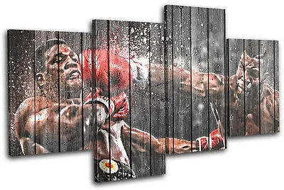 Boxing Mike Tyson  Sports MULTI CANVAS WALL ART Picture Print • £39.99