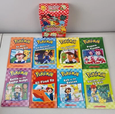 $35 • Buy Pokemon Adventure Collection 8 X Chapter Books VGC Scholastic Boxset Nintendo 