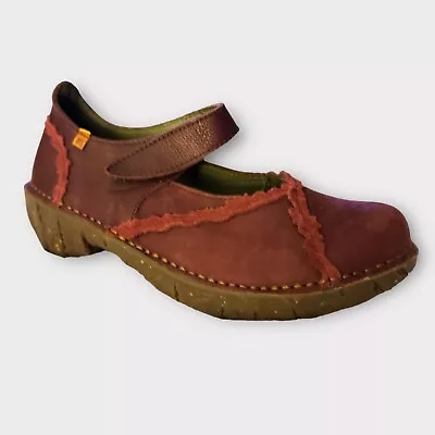 El Naturalista Womens Yggdrasil NG60 Mary Jane Full Grain Leather Spain 6.5-7/37 • $49.99