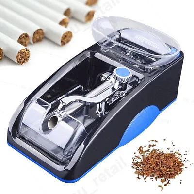 Automatic Ultra Slim Cigarette Rolling Machine Tube 6.5mm Electric Tobacco Maker • $24.99