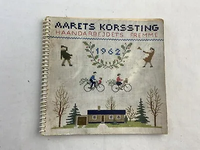 Haandarbejdets Fremme Calender 1962 Cross Stitch Pattern Spiral Book • $79.99