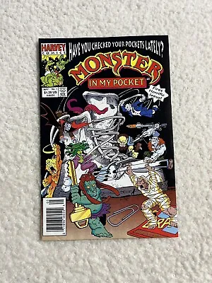 Monster In My Pocket #1 Newsstand Harvey Comics 1991 First App • $15.99