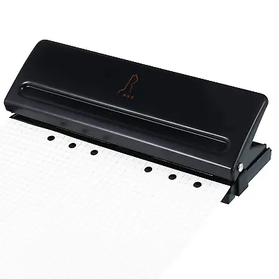 Xinzistar 6-Hole Desktop Punchera5 Ring Binder Hole Punch Adjustable Spacing A5 • £19.34