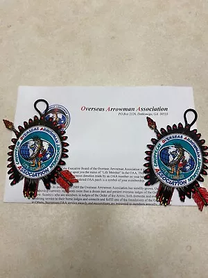 OA Overseas Arrowman Association Life Member - 2 Patches & Letter • $64.99