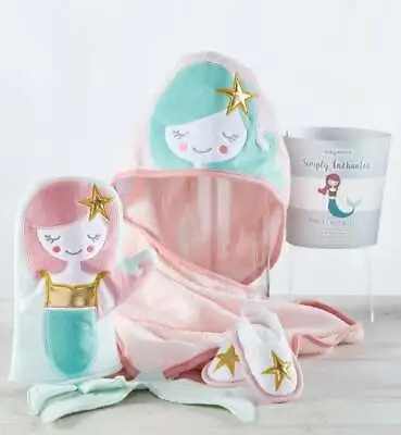 Simply Enchanted Mermaid 4pc Bathtime Gift Set-Lovely Delightful Themed Present • $59.99
