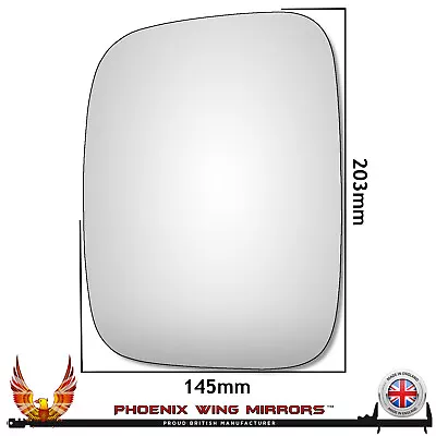 Left Hand Passenger Side VW T5 Transporter 2003-2009 Convex Wing Mirror Glass • $11.44