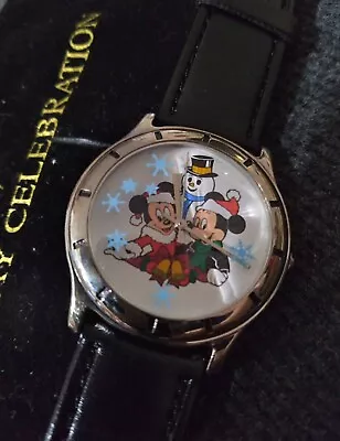 Walt Disney's 1997 Cast Holiday Mickey & Minnie Celebration Watch (Never Worn) • $40