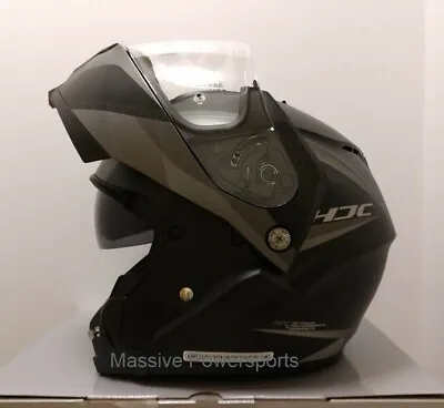 HJC C91 Taly Motorcycle Helmet Gray XXX 3X 3XL XXXL Modular Sunscreen C-91 • $144.99