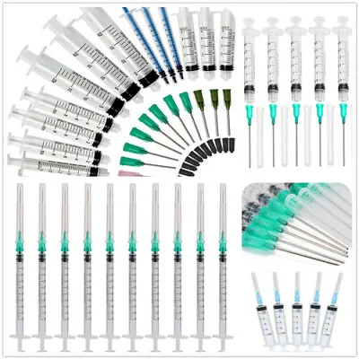 $4.15 • Buy 1-10ml Plastic Syringe Crimp Sealed Chemical Dispenser For Glue Oil Ink Set /AU