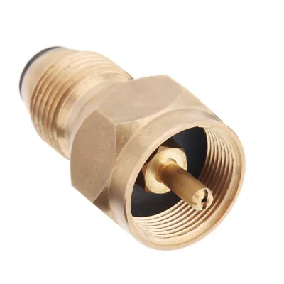 $7.99 • Buy Propane Gas Ank Fill Attachment Solid Brass Propane Refill Adapter For 1LB Tank