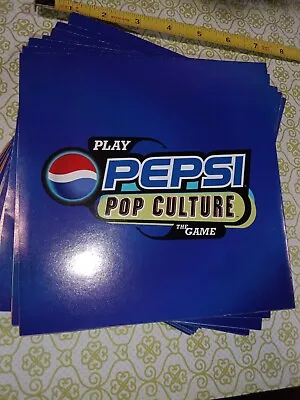 90s Vintage PEPSI POP CULTURE ADVERTISING PROMOTIONAL PAPER GAME BOARD Rare • $6.99