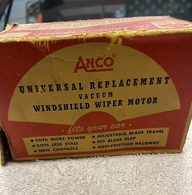 🇺🇸1940’s 50’s Wiper Motor ANCO Vacuum Motor NOS Parts Pontiac Olds Buick Chevy • $55