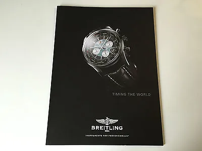 £34.36 • Buy New - Catalogue Breitling - Timing The World - For Collectors