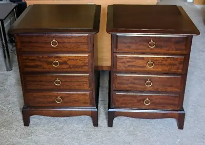 £220 • Buy Pair Of Stag Minstrel 4 Drawer Chest Of Draws / BedsideTables