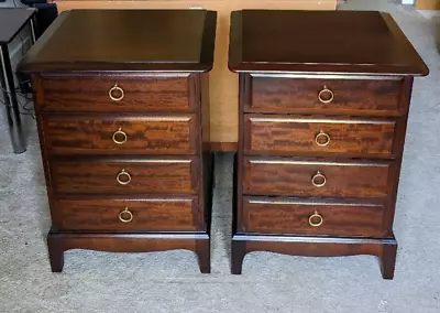 £220 • Buy Pair Of Stag Minstrel 4 Drawer Chest Of Draws / BedsideTables