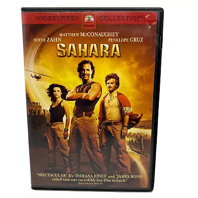 Sahara  (DVD 2005) Widescreen Collection - Reg 1 • $9.95