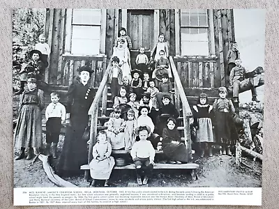 11x14 Photo ~ MISS BLANCHE LAMONT'S ONE-ROOM SCHOOLHOUSE ~ HELCA MONTANA (1893) • $13.95