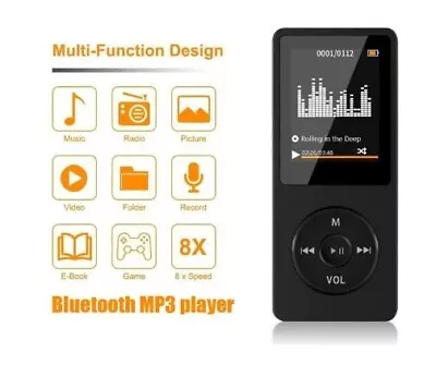 USB - Micro SD - LCD Display- AAA Powered MP3 Music Player / FM Radio / Recorder • £9.49