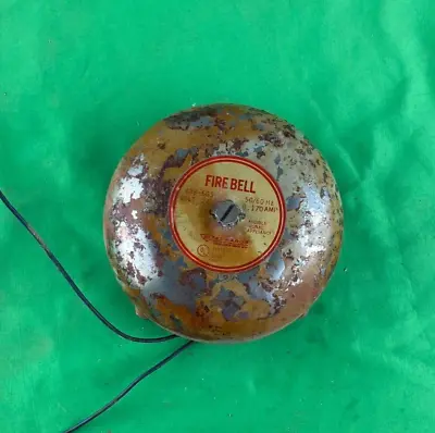 Vintage EDWARDS Company -  Fire Alarm Bell - Great Patina - 438-6G5 • $21.94