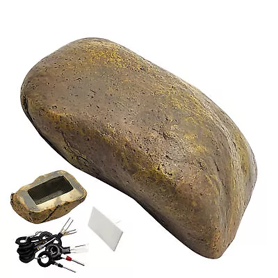 Simulated Stone Key Box Hider Outdoor Decorative Rock Waterproof Fake Lock Resin • $12.99