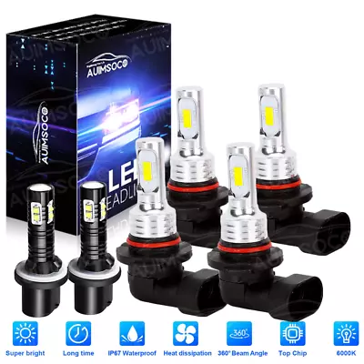 For Chevy Trailblazer 2002-2009 LED Headlight High Low Beam Fog Lights Bulb Kit • $39.99