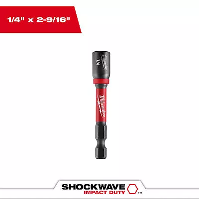 Milwaukee Shockwave Impact Duty Magnetic Nut Driver 1/4in. Model# 49-66-4532 • $5.99