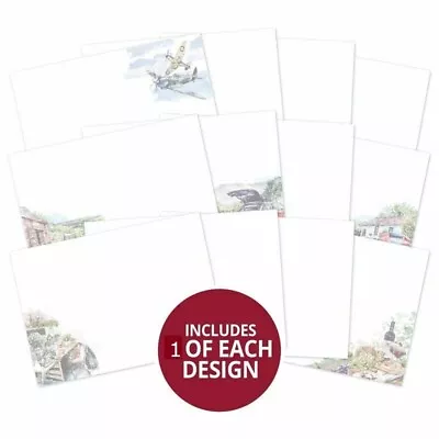 Hunkydory Picturesque Pastimes Male Theme Card Inserts 12 A4 Sheets • £2.49