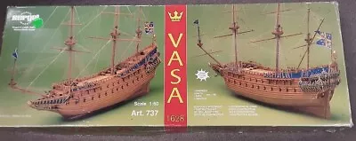 Sergel Mantua Wooden Ship Model Kit VASA 1/60 Scale (wasa) • $600