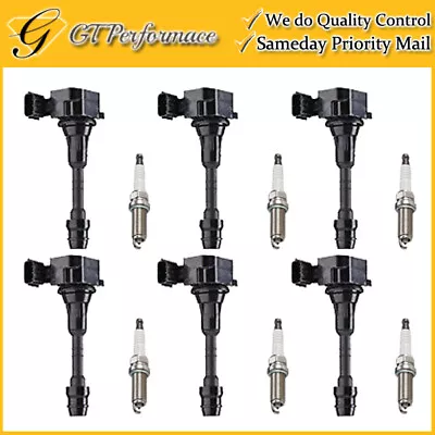 OEM Quality Ignition Coil & Spark Plug 6PCS For Altima Maxima Murano Quest V6 • $112.99