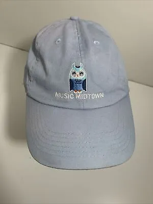 Music Midtown Blue Owl Hat Strap Festival Cap Casual Cotton Dad Yacht Relax • $9.77