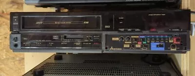 MITSUBISHI HS-410UR Vintage Hifi Stereo VHS VCR Parts Or Repair Vintage • $39.25