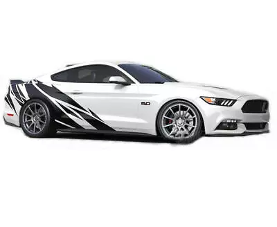 Graphics Sticker Side Decal Kit For Ford Mustang Rear Fender Stripe Bumper Wrap • $79.99