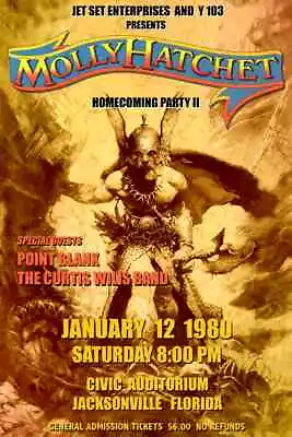 Molly Hatchet Concert Poster Homecoming Party 2 • $20