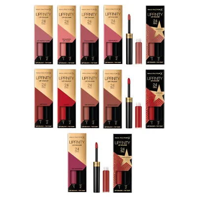 MAX FACTOR Lipfinity 2 Step Colour Lipstick - Choose Shade - New Boxed • £6.99