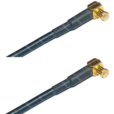 RG174 MCX MALE ANGLE To MCX MALE ANGLE Coax RF Cable Ships From USA • $10.49
