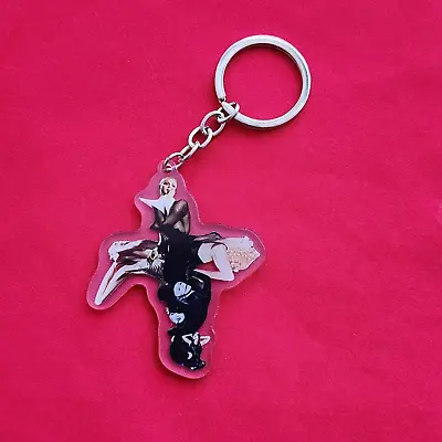 MADONNA CELEBRATION TOUR Lucite Key Chain Erotica Rosary Confessions Tour Rain • $18