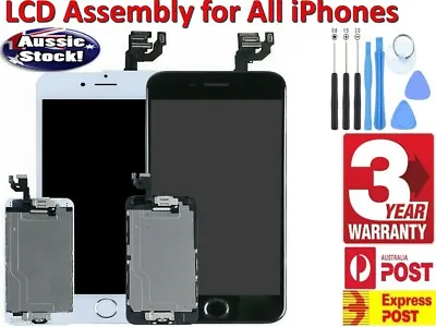 Assembly For IPhone 5S 6S 7 8 PLUS LCD Screen Full Replacement Display Digitizer • $22.95