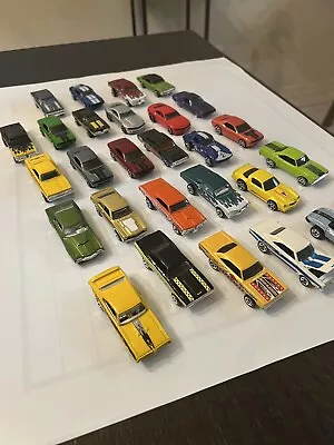 Lot Of 28 Cars 1/64 Hot Wheels Loose Muscle Mint Condition • $19.99