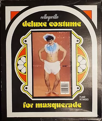Vintage Collegeville Baby Costume #8599 Adult OSFA Complete In Box • $19.95