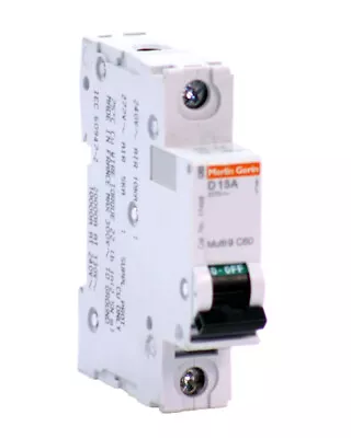 Merlin Gerin Multi 9 C60 17426 Breaker 15A 240V 1P Type D 10kA Din Rail • $3.90