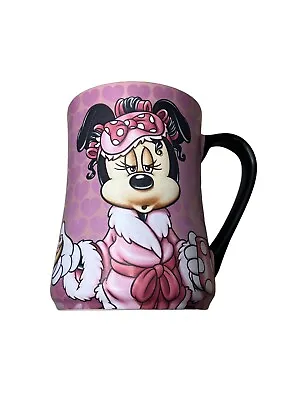 Disney Parks Minnie Mouse Mornings Aren't Pretty Pink Coffee Tea Mug Cup 16oz • $34.99